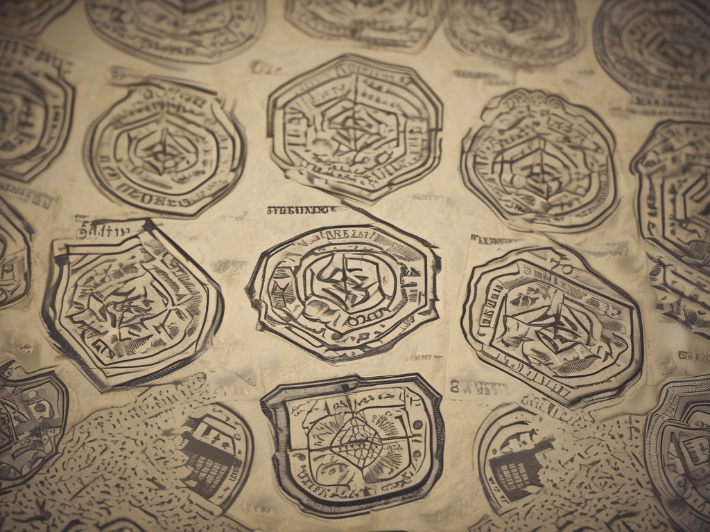 طوابع رسوم جوازات السفر -المملكة المتوكلية&nbsp;اليمنية